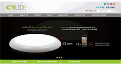Desktop Screenshot of cr-led.com