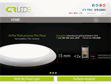 Tablet Screenshot of cr-led.com